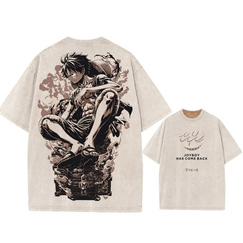 One Piece — Buggy the Clown Washed Y2K Tee - Neon Districts