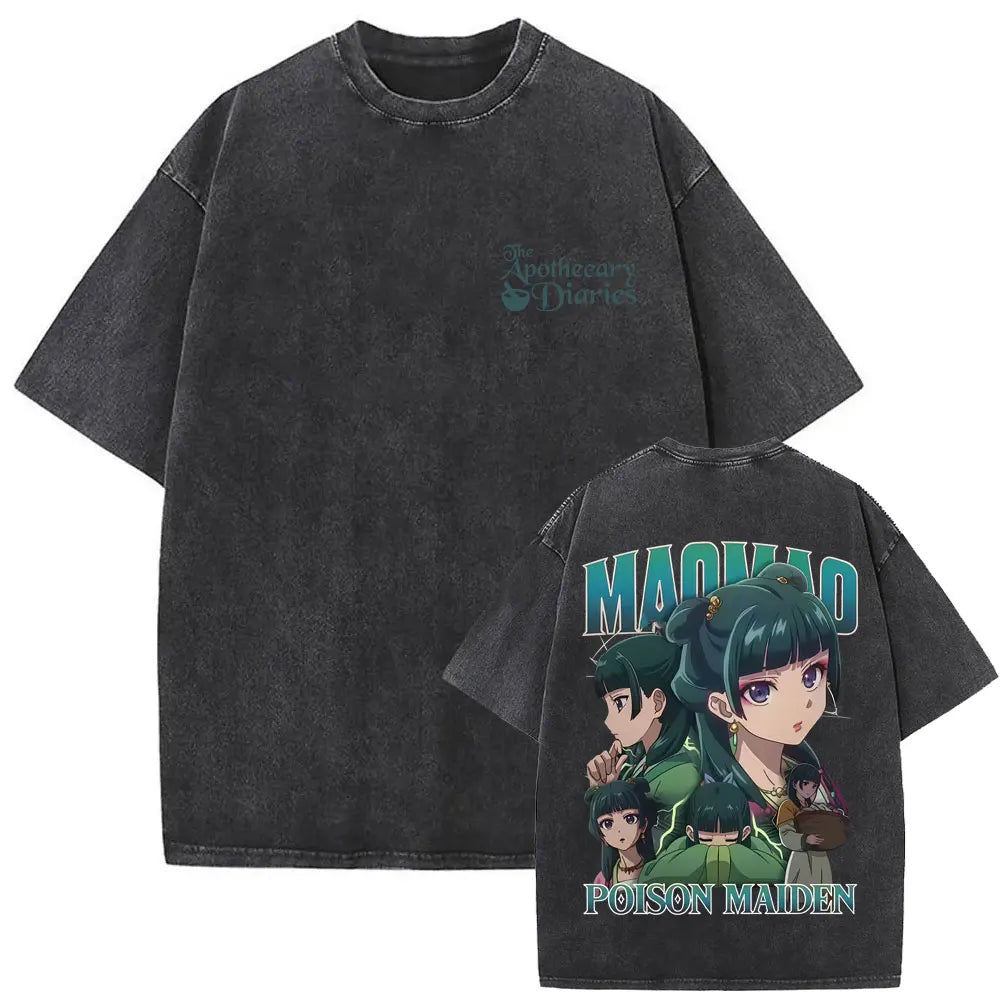 Apothecary Diaries Maomao Vintage Washed Tee – Manga Graphic