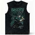 Demon Slayer — Harajuku Vintage Washed Tank Top - Neon Districts