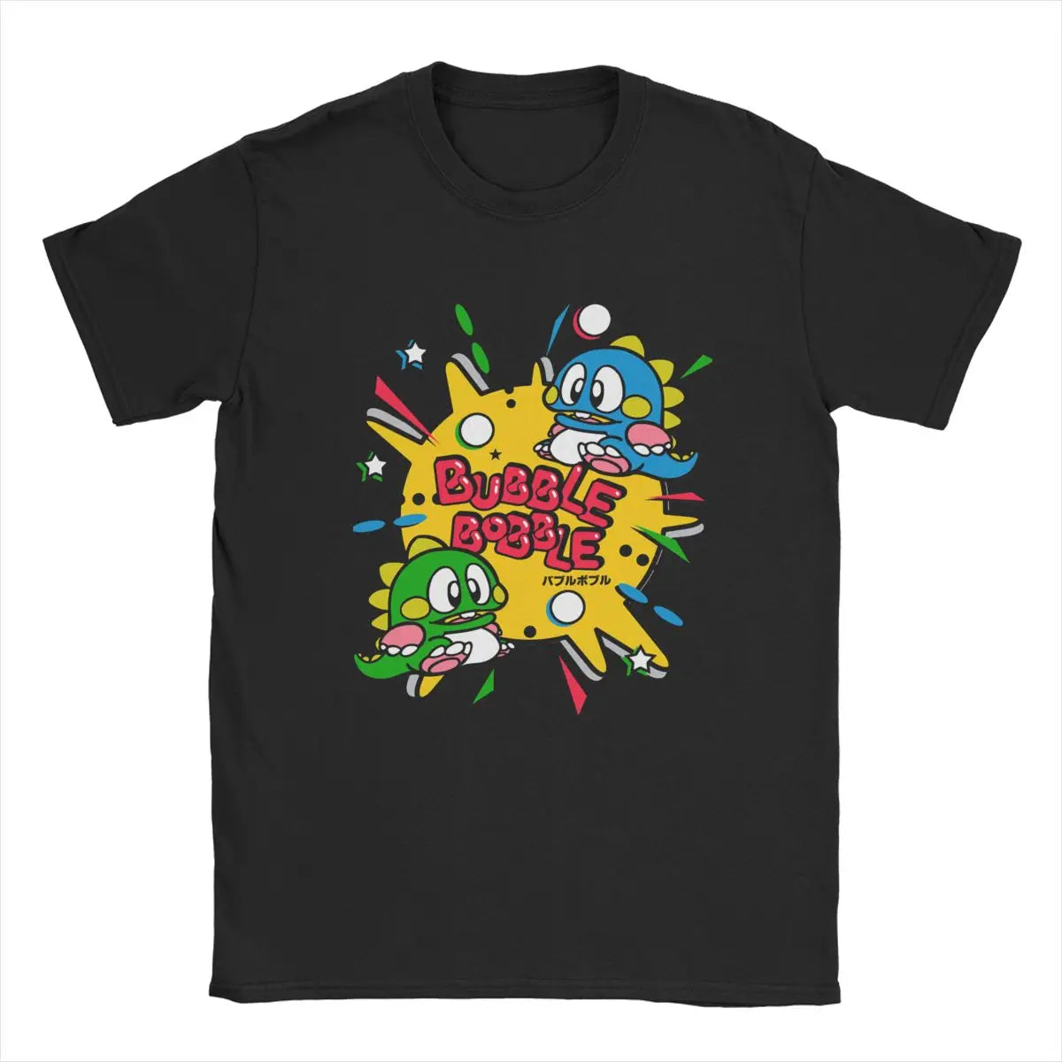 Bubble Bobble — Bub & Bob NES Arcade Retro Tee - Neon Districts