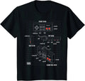 Nintendo NES — Controller Parts Schematic Graphic Tee - Neon Districts