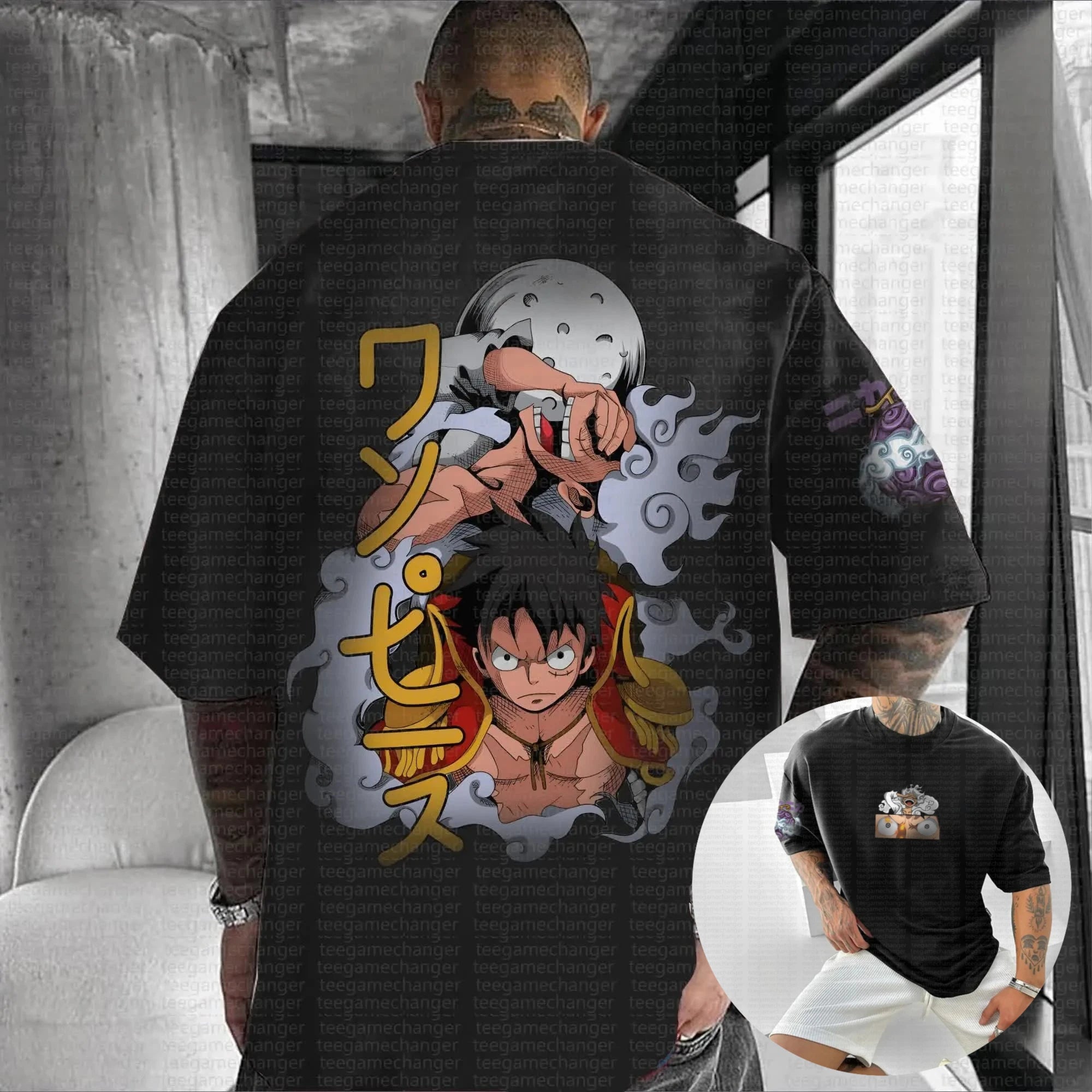 One Piece — Retro Oversized Official Tee - Neon Districts