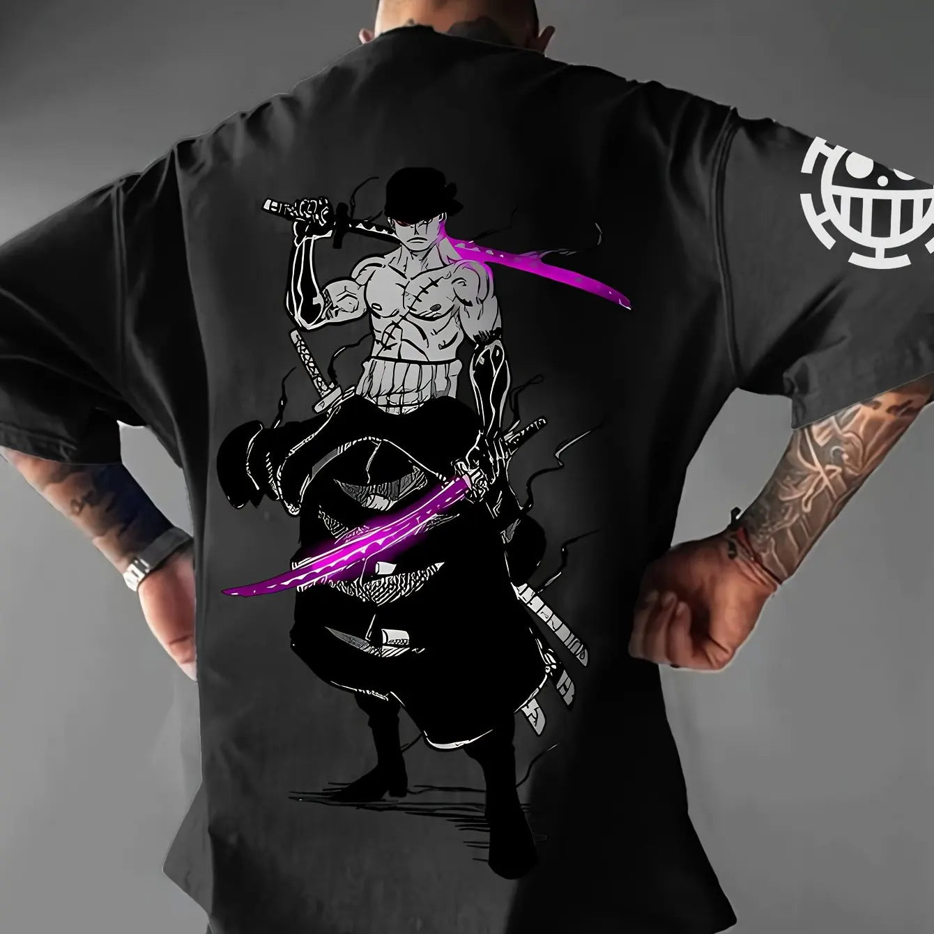One Piece Zoro Men's Printed Tee - Neon Districts
