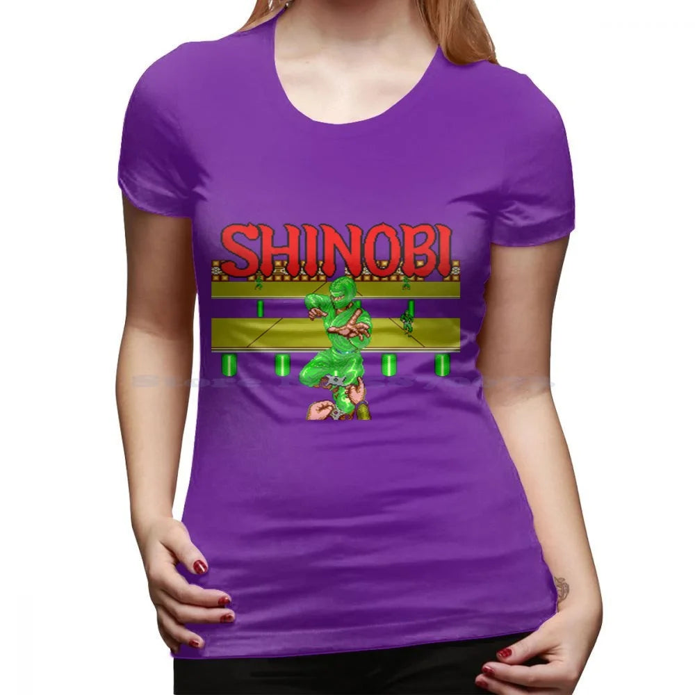 Shinobi — Sega Master System Arcade Ninja Tee - Neon Districts