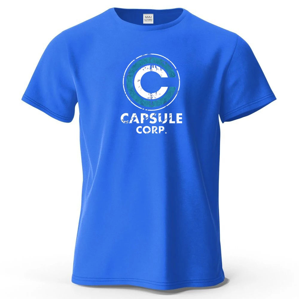 Dragon Ball — Capsule Corp Logo Streetwear Tee - Neon Districts