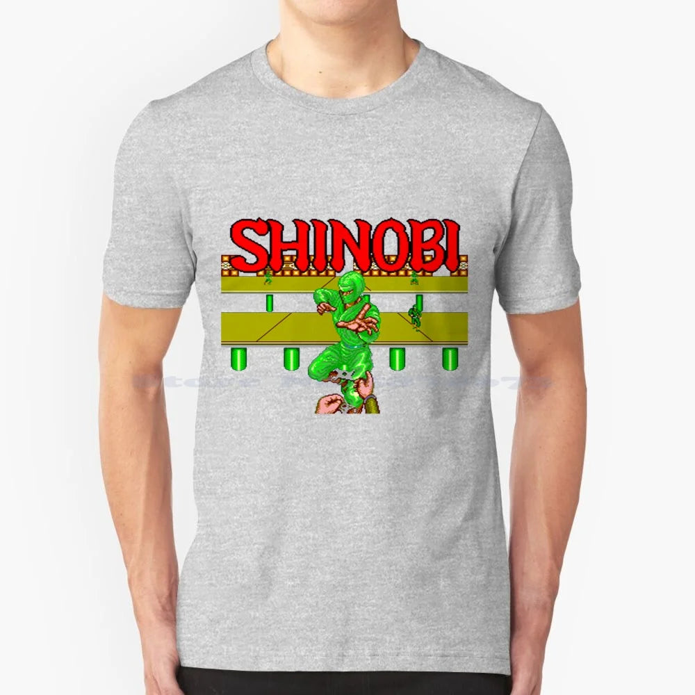 Shinobi — Sega Master System Arcade Ninja Tee - Neon Districts