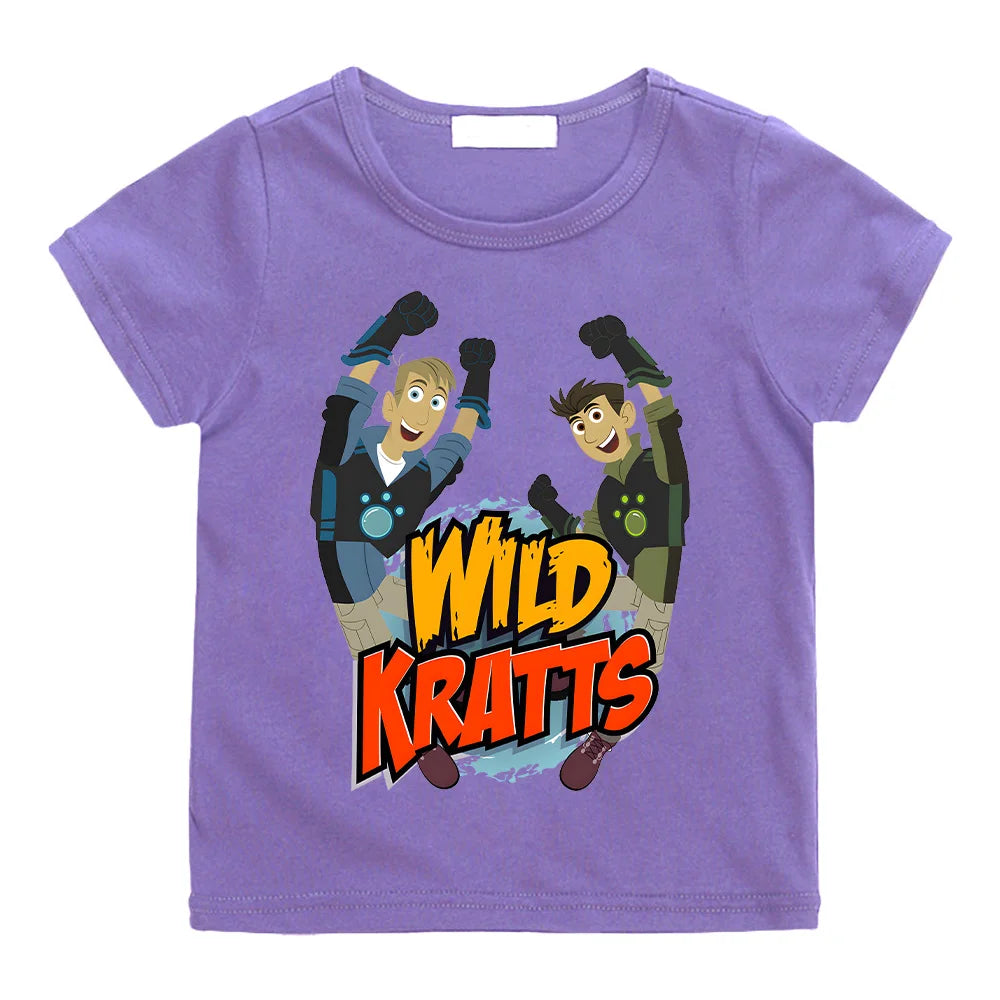 Wild Kratts Adventure Kids Tee - Neon Districts