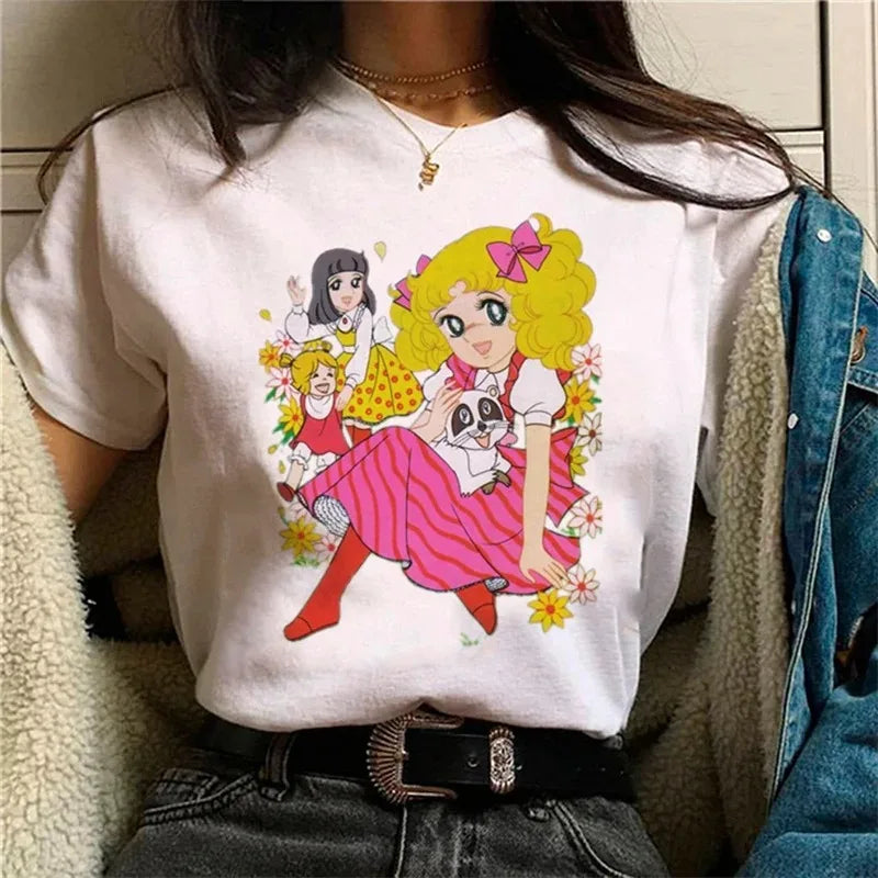 Candy Cartoon Harajuku Streetwear Tee - Neon Districts