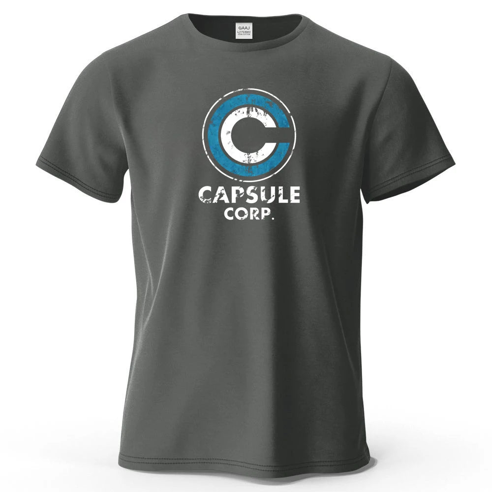 Dragon Ball — Capsule Corp Logo Streetwear Tee - Neon Districts