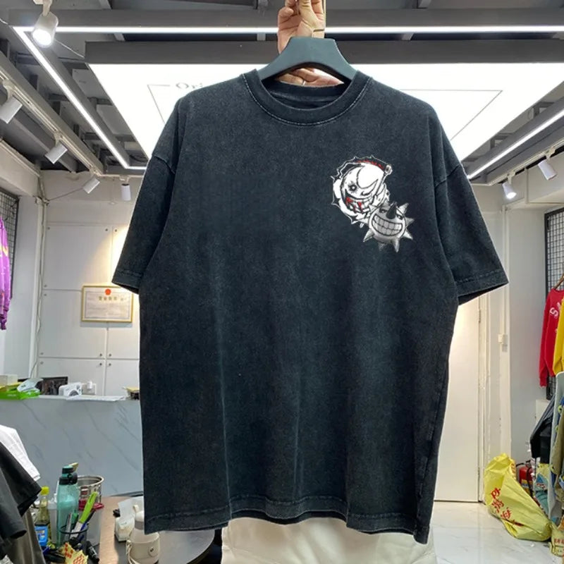 One Piece — Buggy the Clown Washed Y2K Tee - Neon Districts