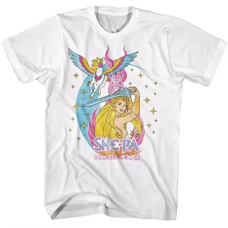 She-Ra Princess of Power — Oversized Graphic Fan Tee - Neon Districts