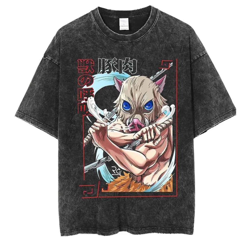 Harajuku Vintage Oversized Graphic Tee