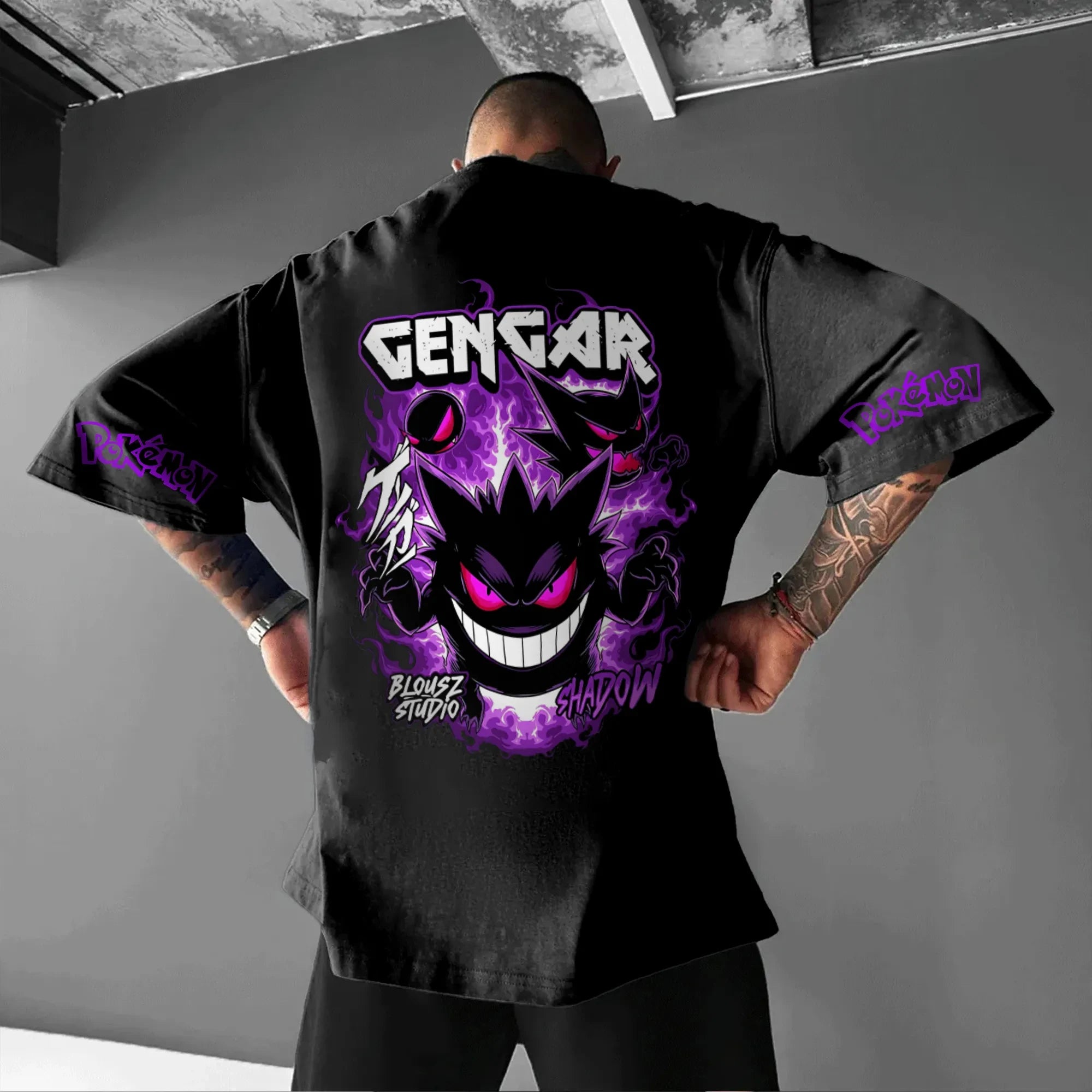Pokémon Gengar Japanese Streetwear Tee