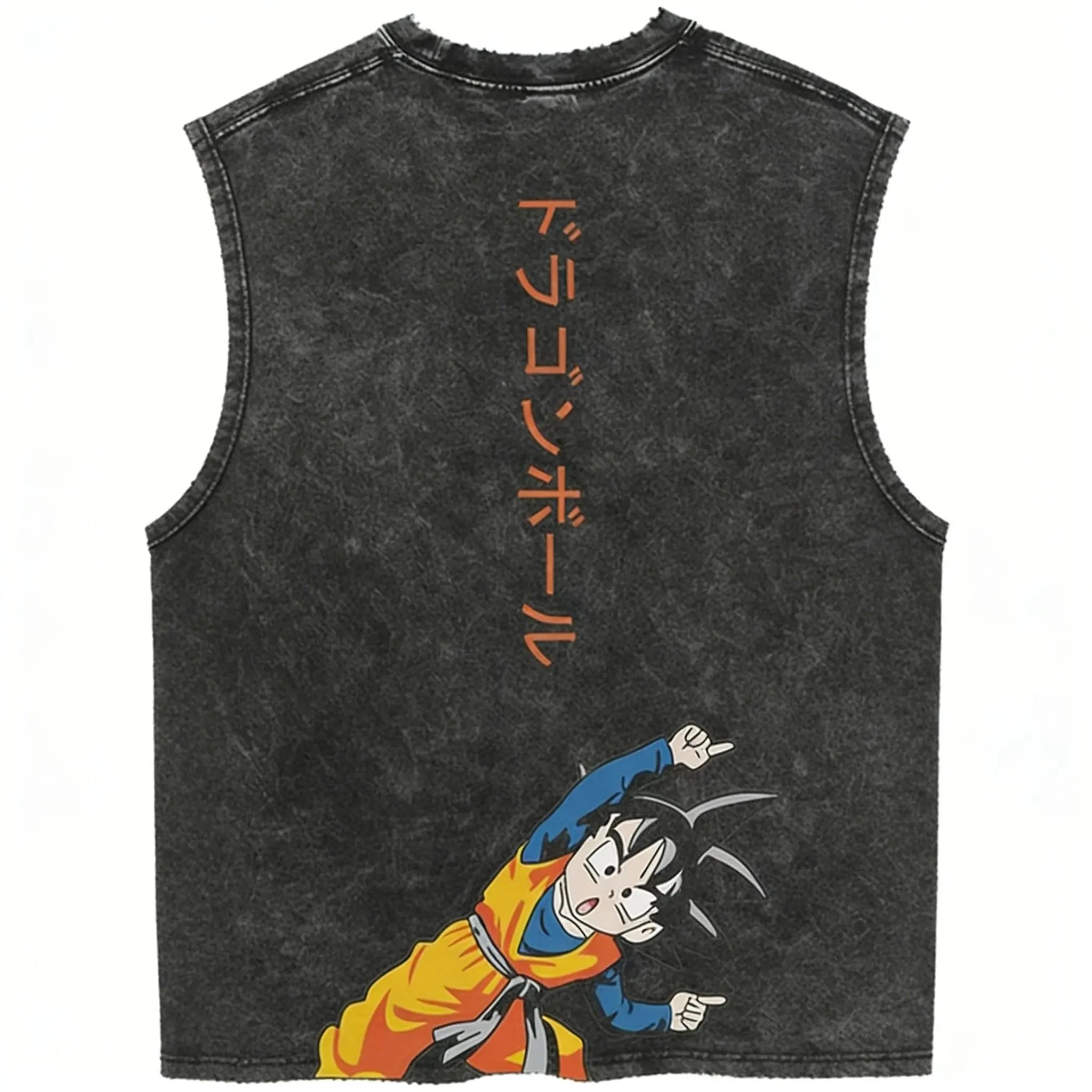 Dragon Ball — Y2K Harajuku Gym Tank Top - Neon Districts