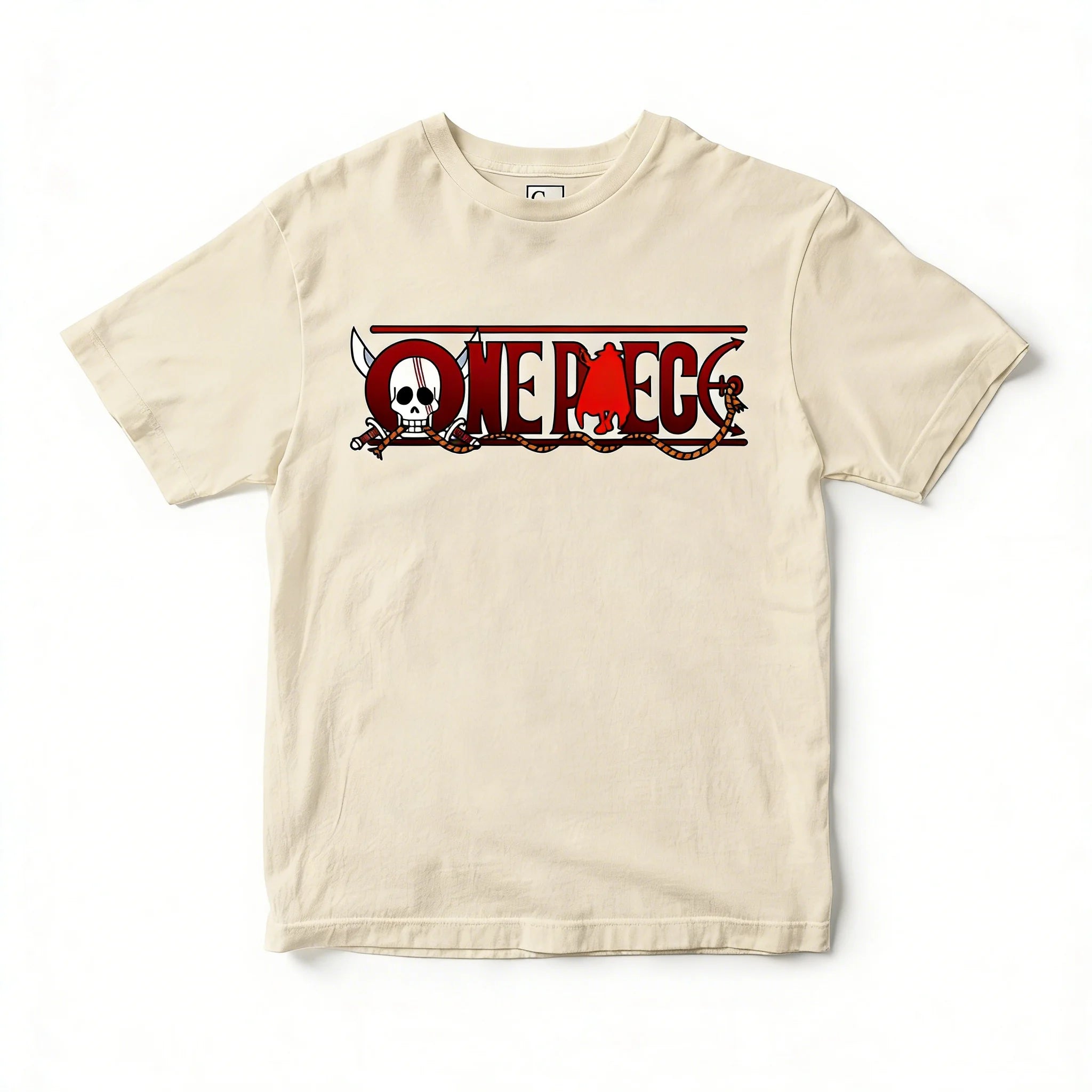 One Piece — Skull & Rope Red Black Graphic Tee - Neon Districts