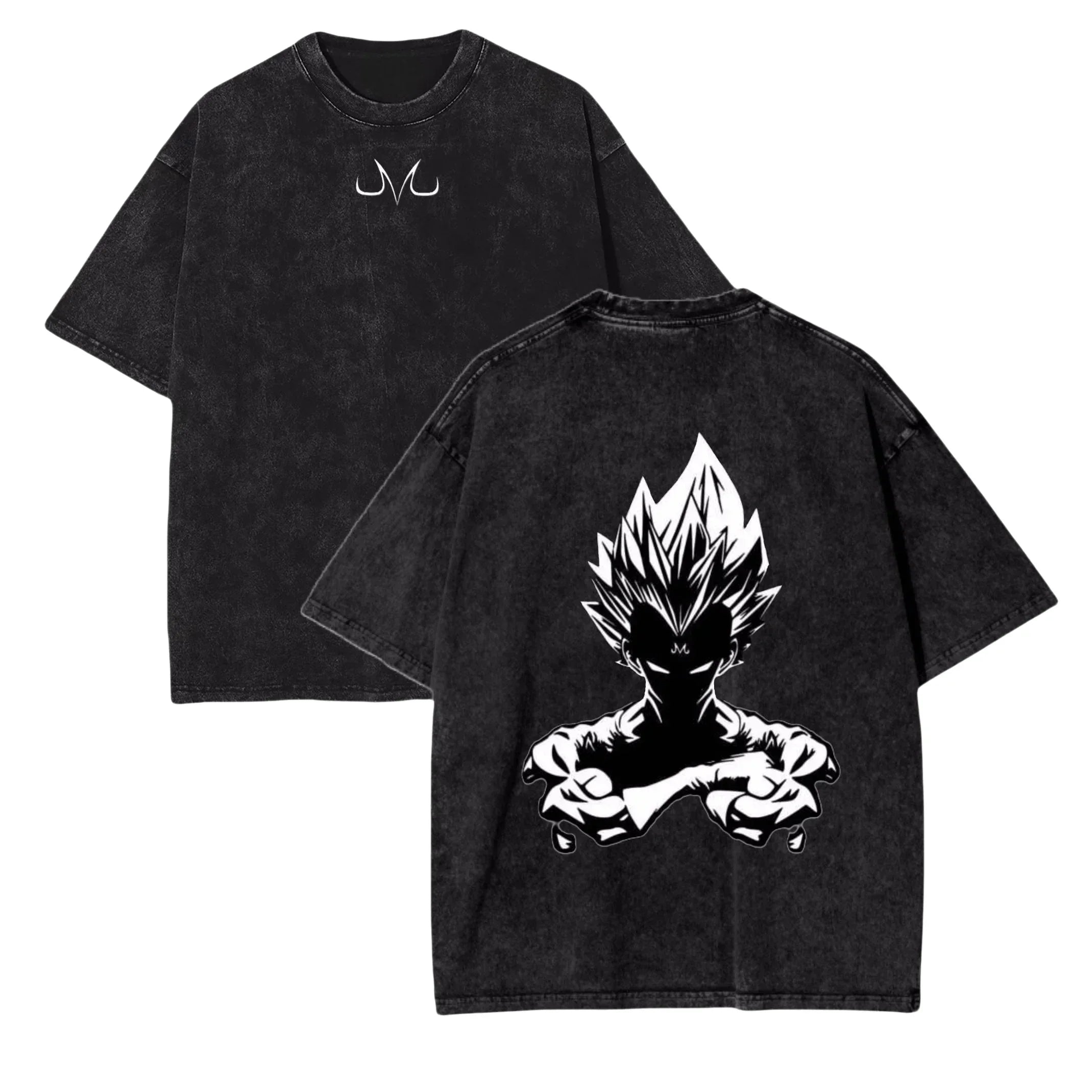 Dragon Ball Z Vegeta Vintage Wash Tee – Harajuku Sports Fit