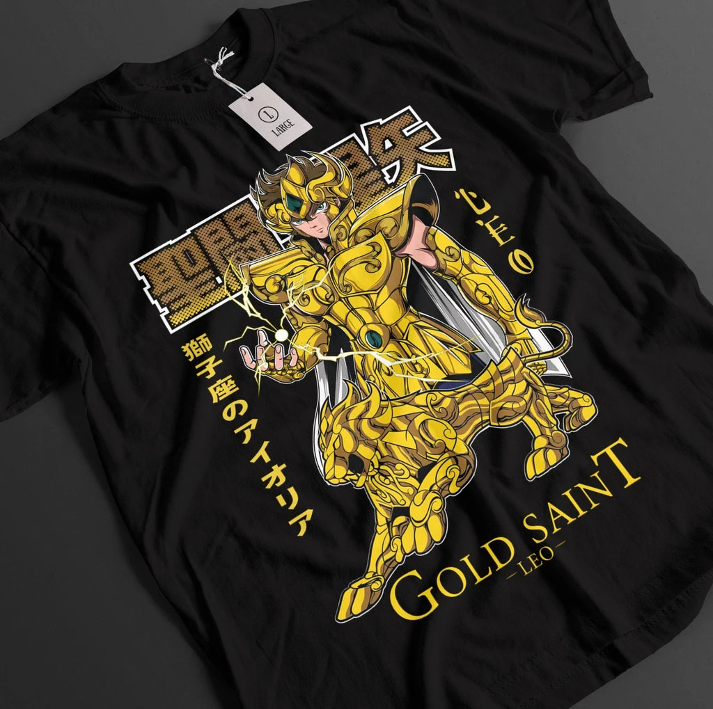 Saint Seiya — Leo Gold Saint Aiolia Tee