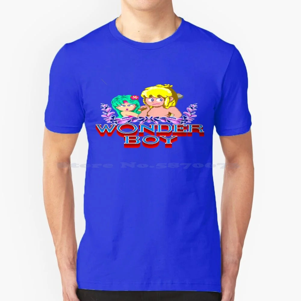 Wonder Boy — Arcade Classic Retro Vintage Tee - Neon Districts