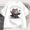 ADHD&D — I'm Not Procrastinating Cat Meme Y2K Graphic Tee - Neon Districts