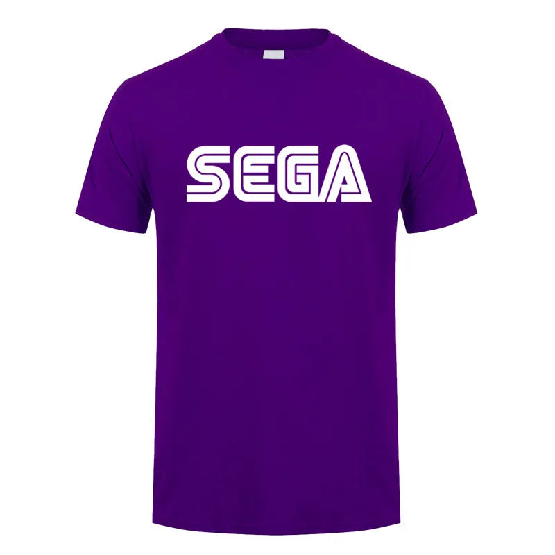 Sega — Logo Casual Cotton Summer Tee - Neon Districts