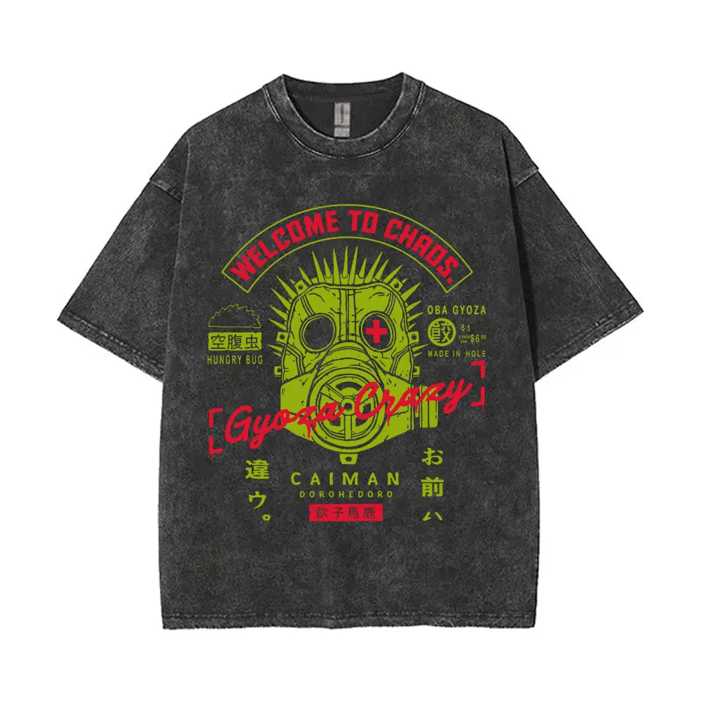 Dorohedoro Kaiman Washed Gothic Manga Tee