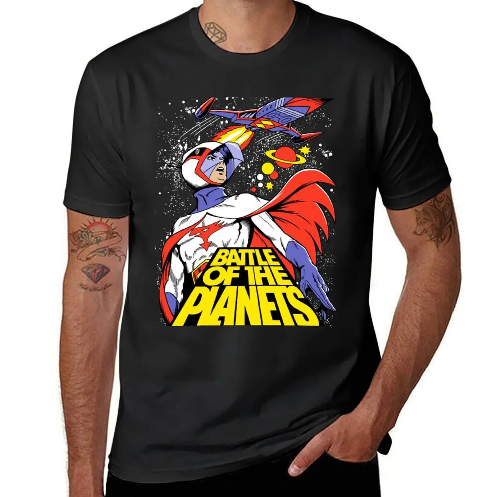 Battle of the Planets G-Force Retro Anime Tee – Retro Graphic Shirt - Neon Districts
