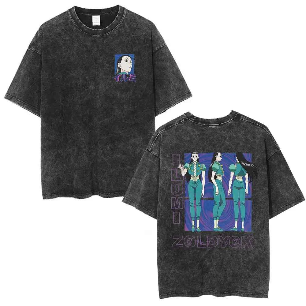 Hunter x Hunter Killua & Gon Vintage Tee – Cherry Blossom Print
