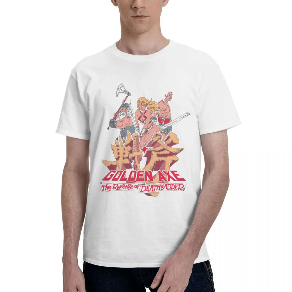 Golden Axe — Sega Arcade Beat-Em-Up Vintage Tee - Neon Districts
