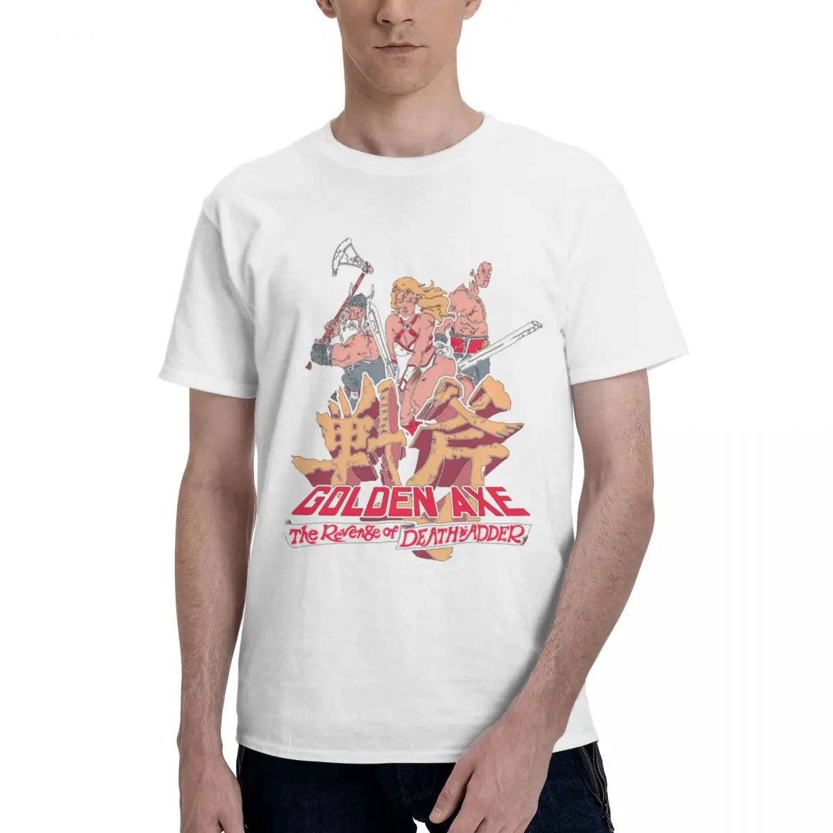Golden Axe — Sega Arcade Beat-Em-Up Vintage Tee - Neon Districts