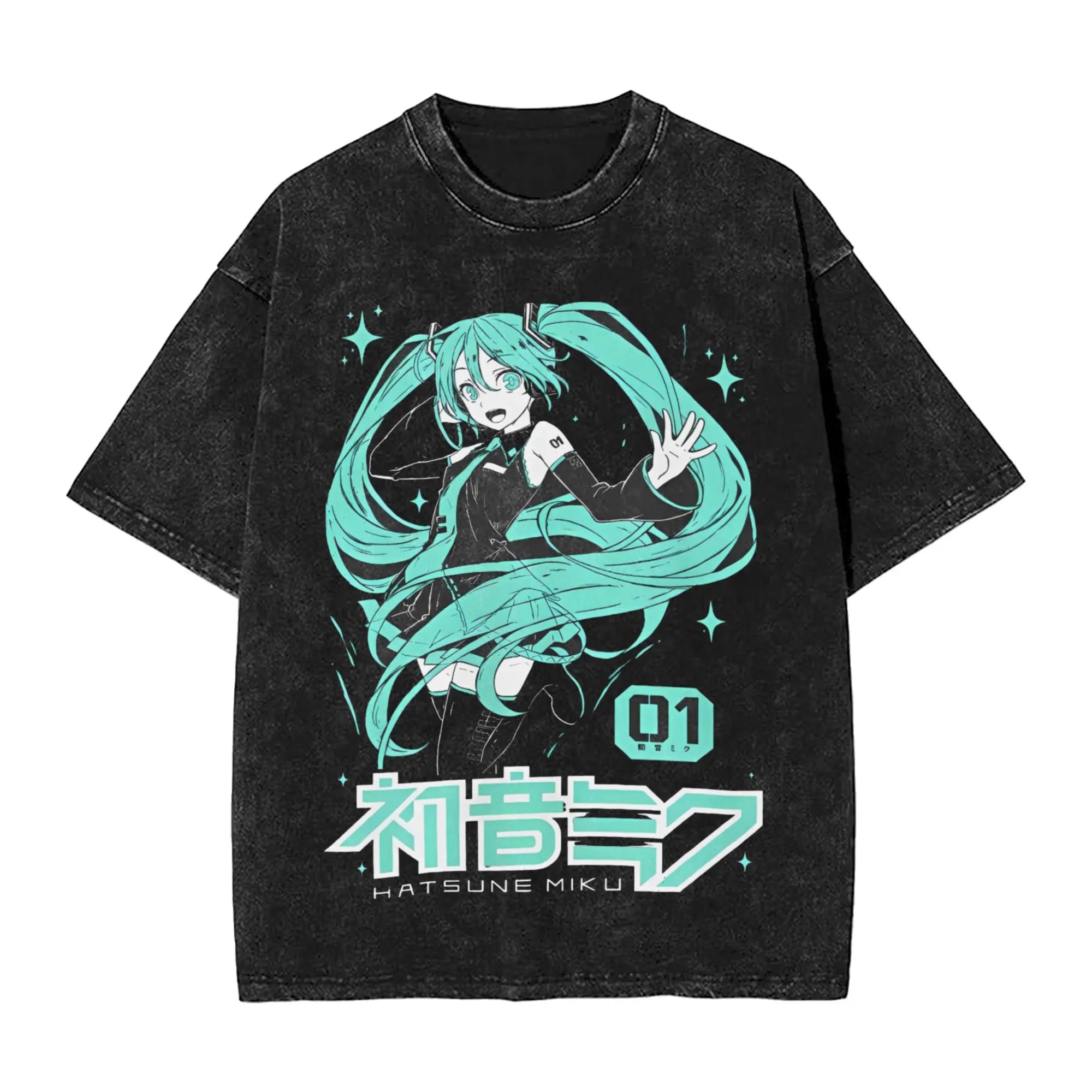 Hatsune Miku — Vocaloid Washed Oversized Tee