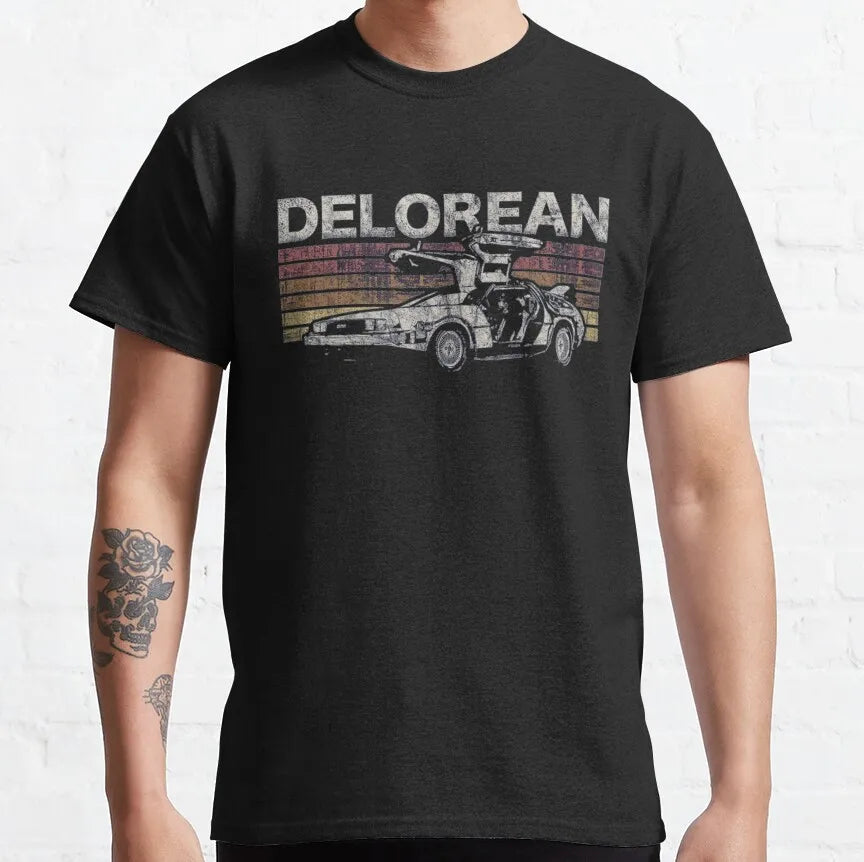 Delorean T shirt - Color Cotton Tshirt-JCS 4