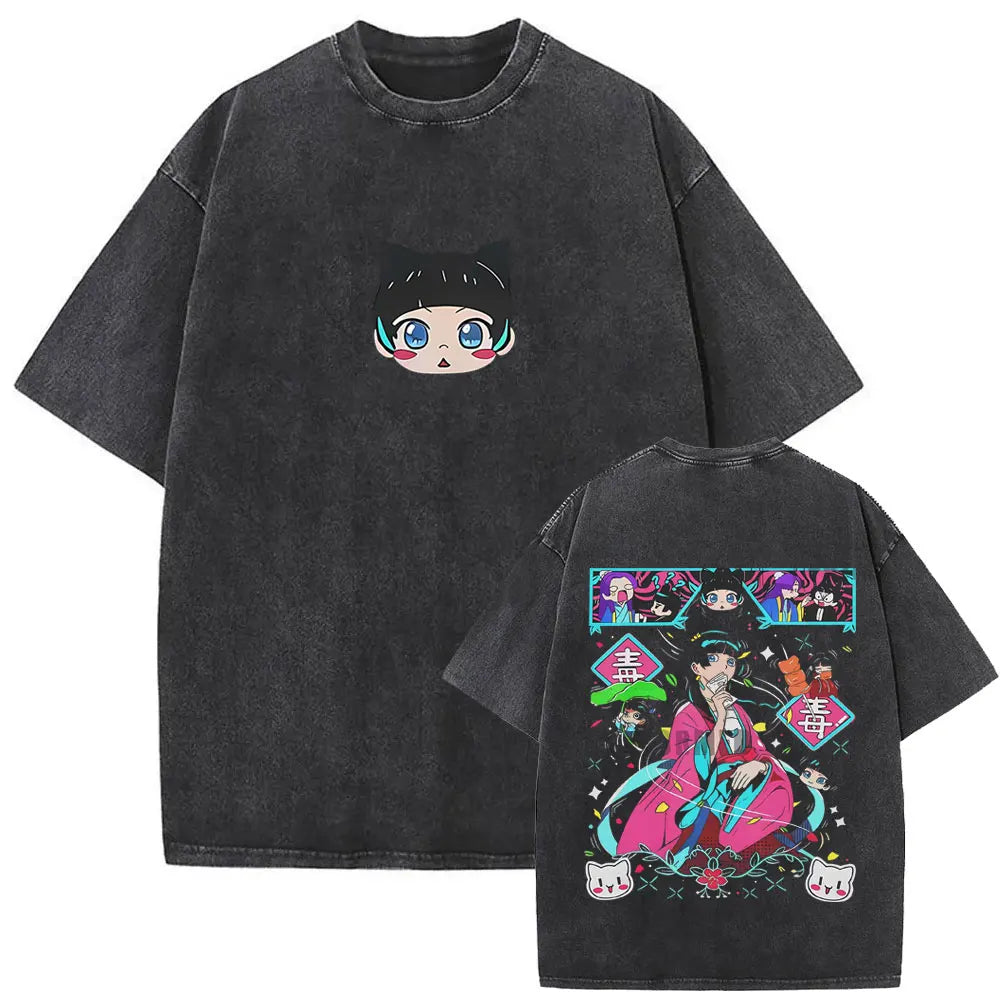 Apothecary Diaries Maomao Vintage Washed Tee – Manga Graphic