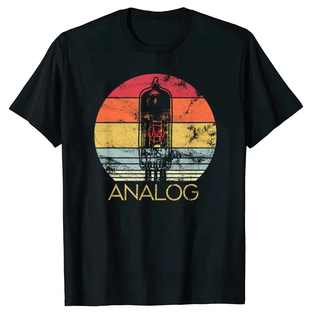 VU Meter — Analog Audio Engineer Recording Studio Tee - Neon Districts