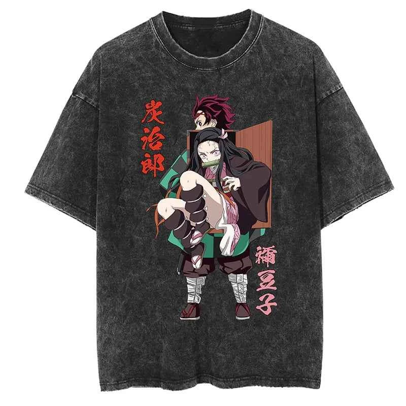 Harajuku Vintage Oversized Graphic Tee