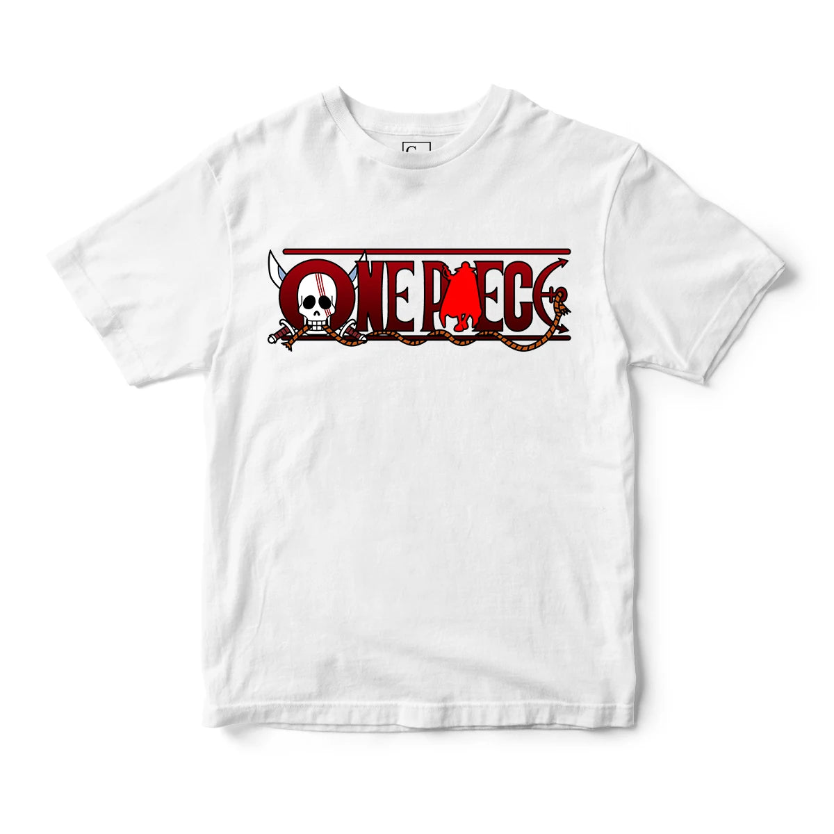 One Piece — Skull & Rope Red Black Graphic Tee - Neon Districts