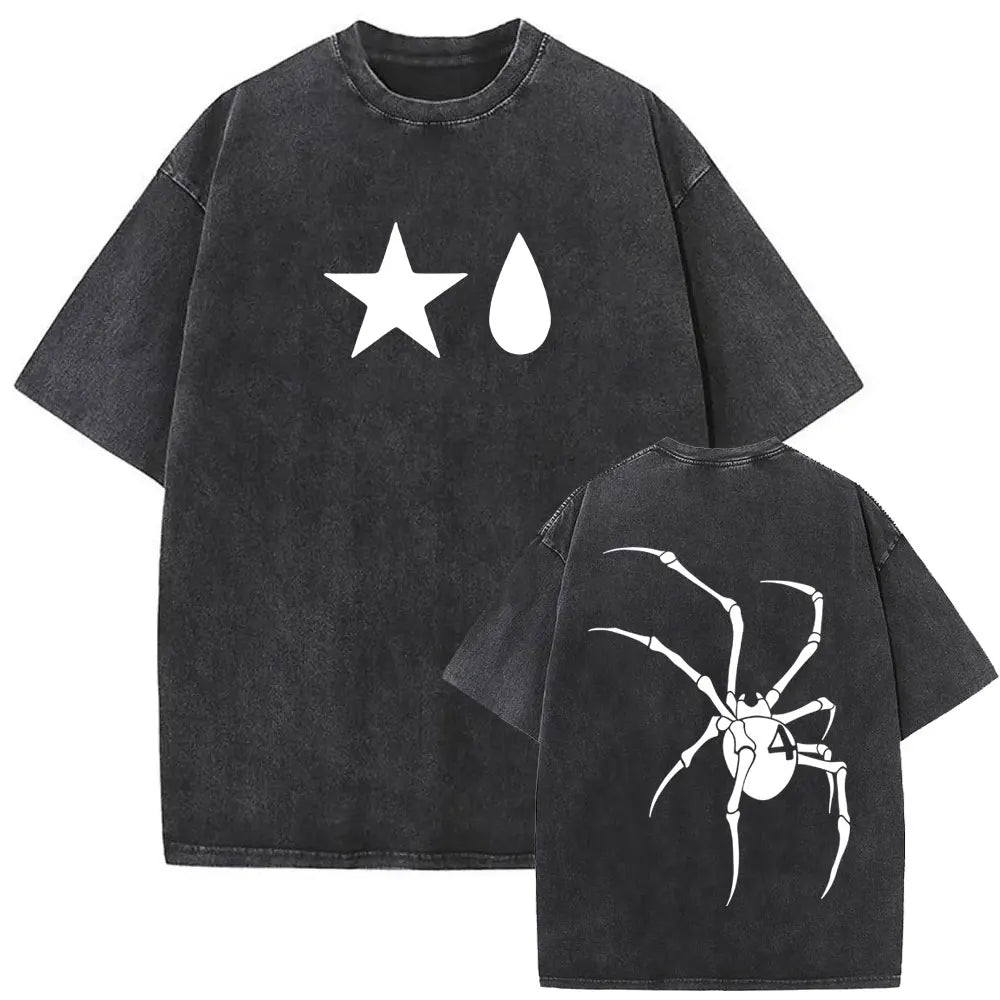 Hunter x Hunter Hisoka Washed Vintage Tee – Oversized Graphic