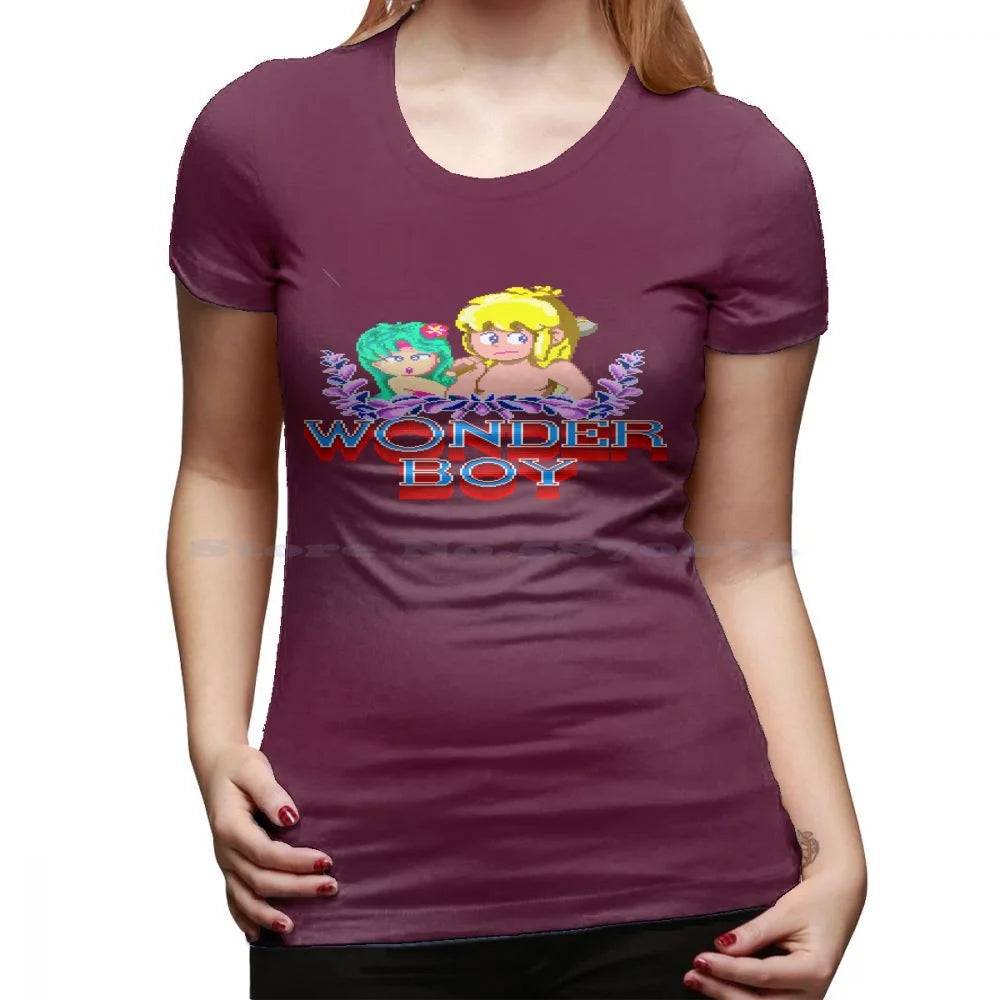 Wonder Boy — Arcade Classic Retro Vintage Tee - Neon Districts