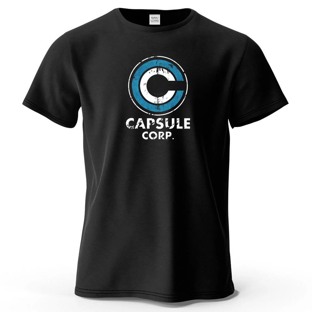 Dragon Ball — Capsule Corp Logo Streetwear Tee - Neon Districts