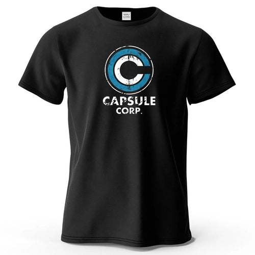 Dragon Ball — Capsule Corp Logo Streetwear Tee - Neon Districts