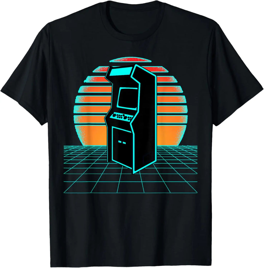 80s & 90s Arcade — Retro Vintage Classic Streetwear Tee - Neon Districts
