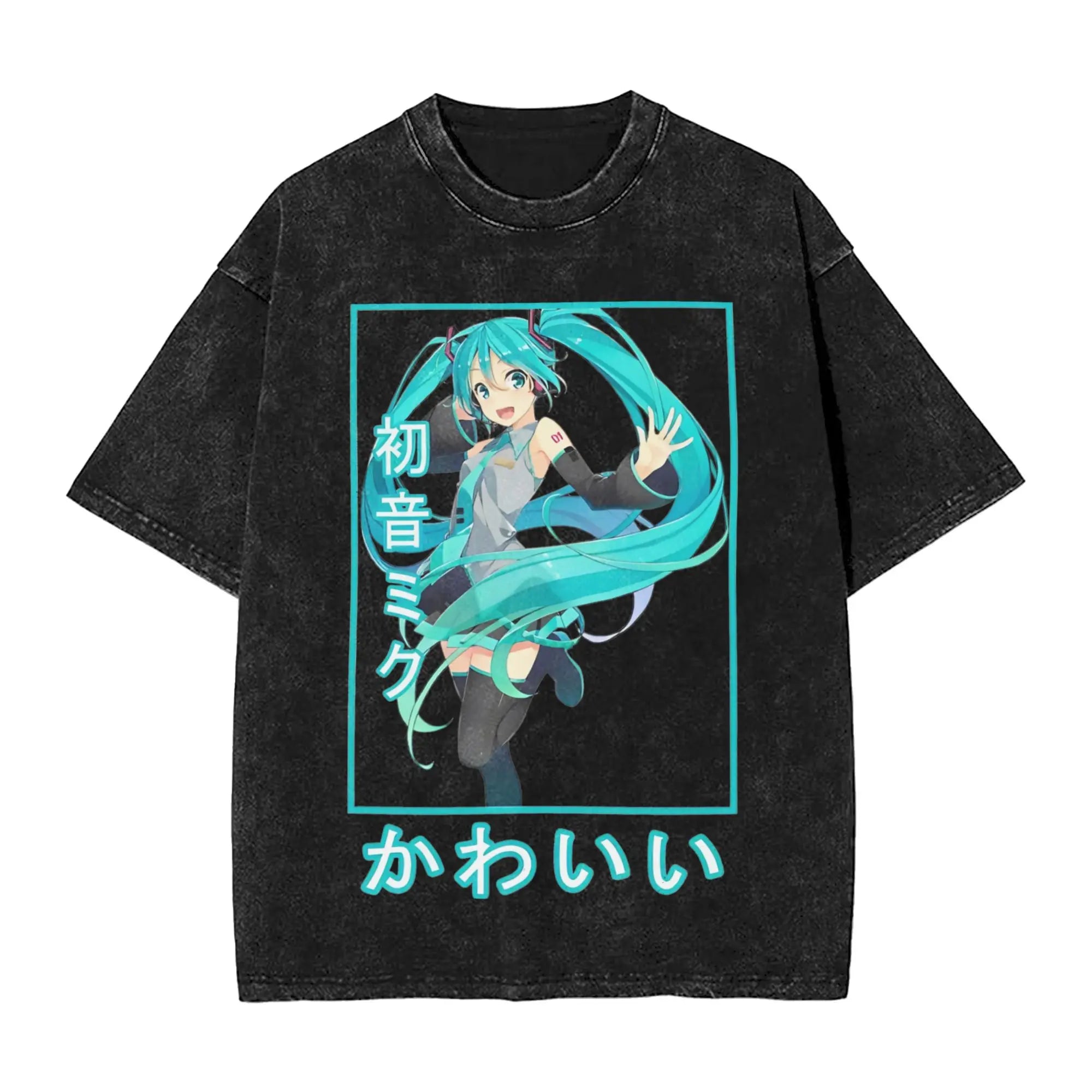 Hatsune Miku — Vocaloid Washed Oversized Tee