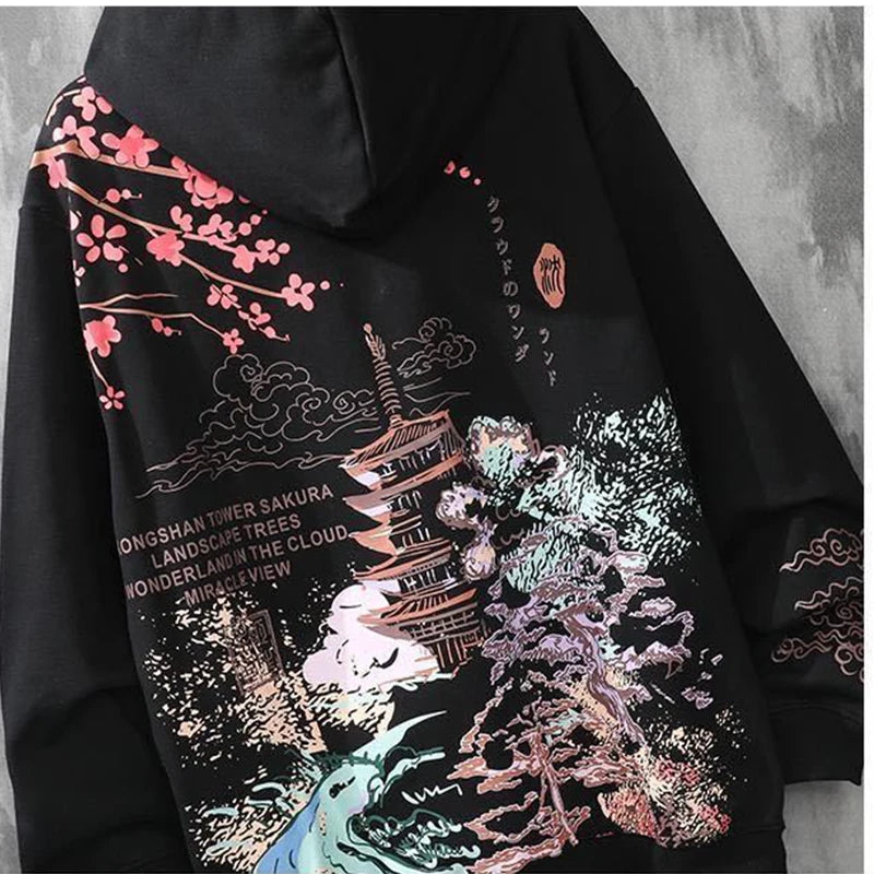 Y2K Loft Print Hoodie - Neon Districts