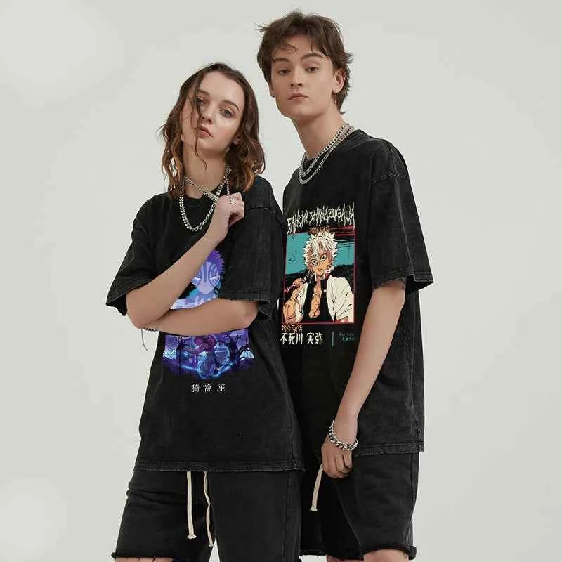 Harajuku Vintage Oversized Graphic Tee