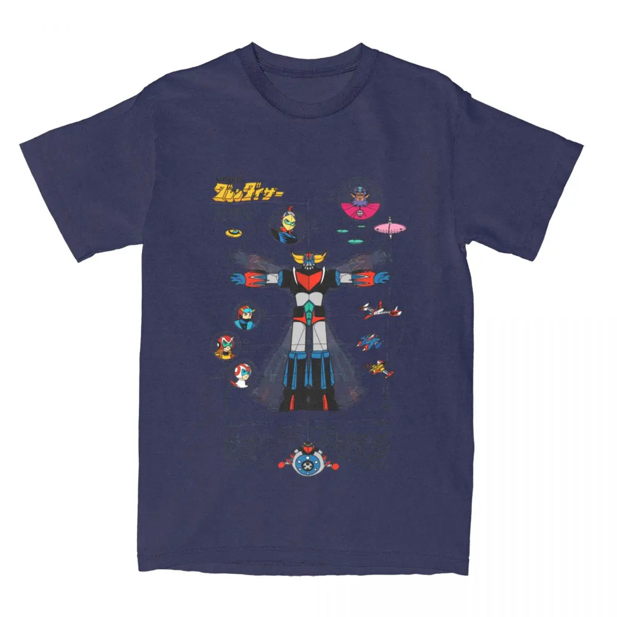 UFO Robot Grendizer Goldorak Graphic Tee – Pure Cotton Mecha