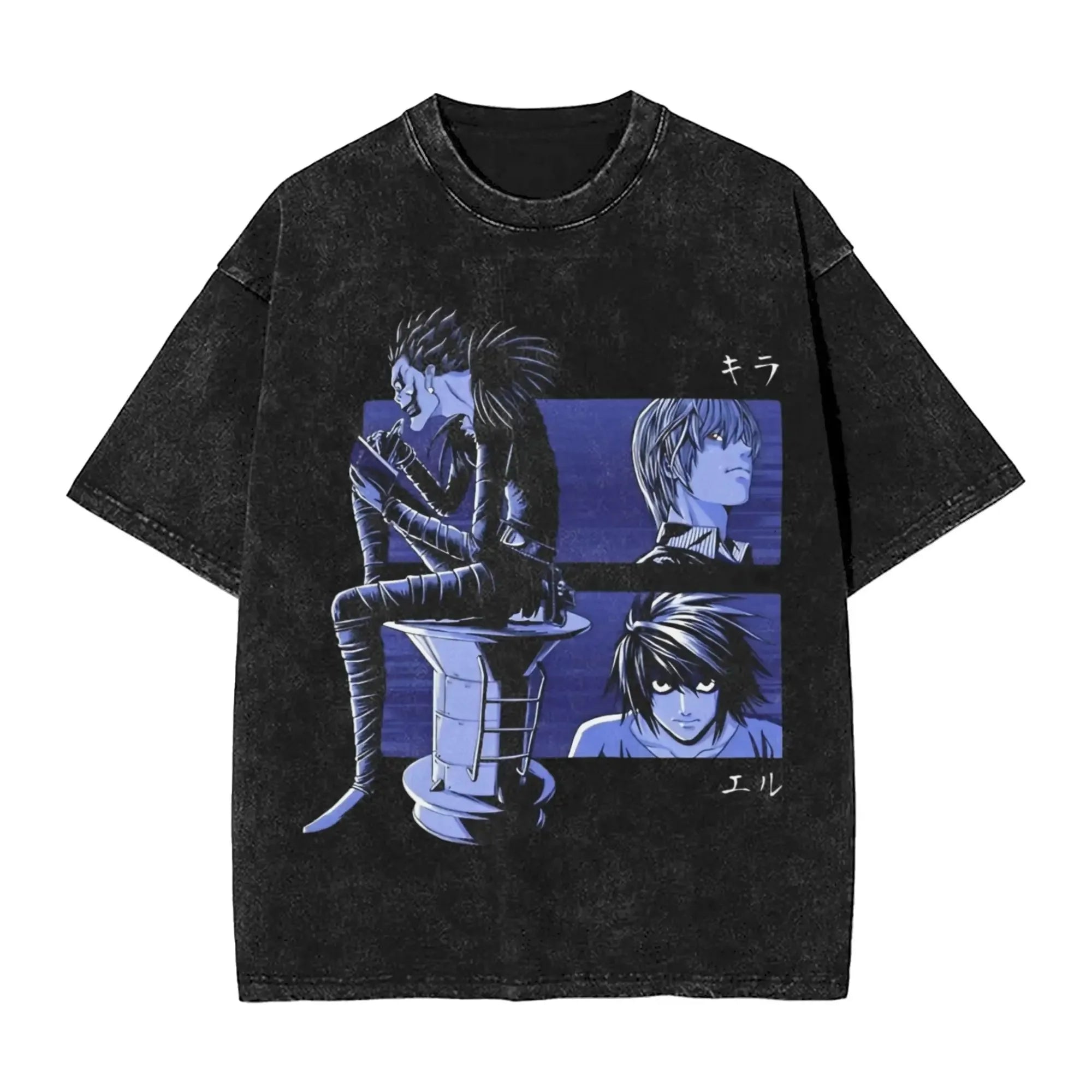 Death Note — L Lawliet Washed Oversized Tee