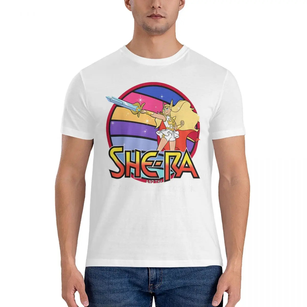 She-Ra Princess of Power — Oversized Graphic Fan Tee - Neon Districts