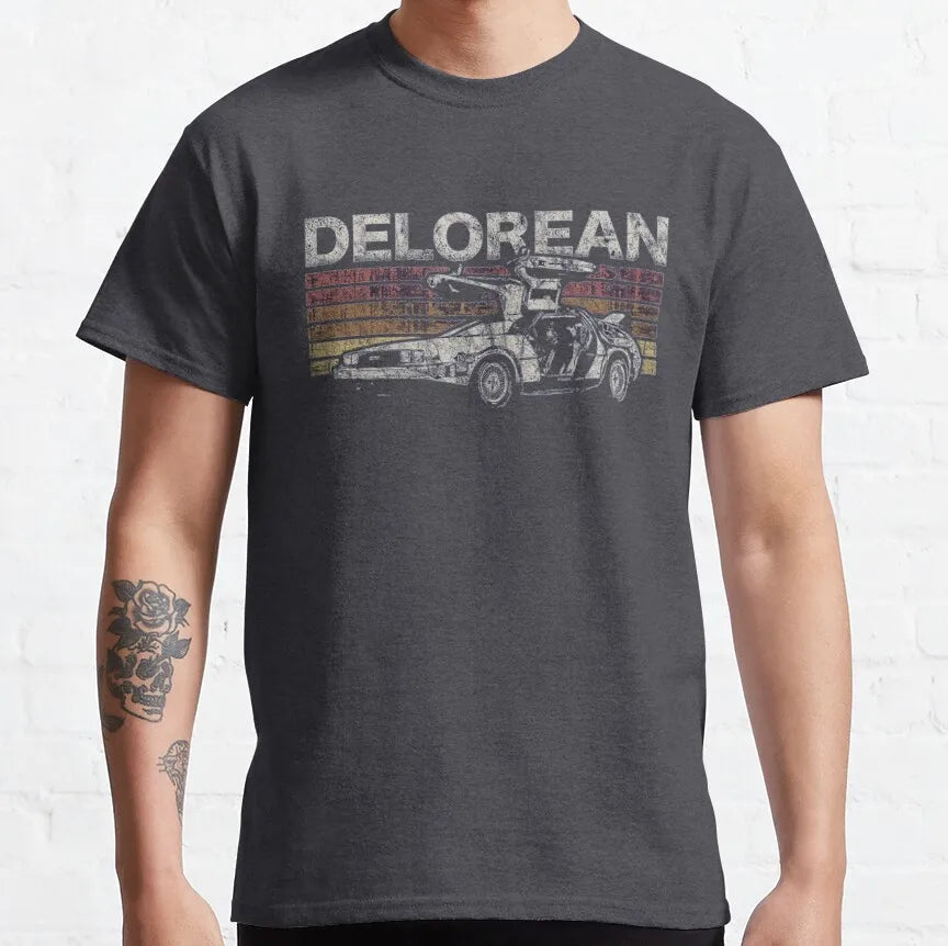 Delorean T shirt - Color Cotton Tshirt-JCS 6