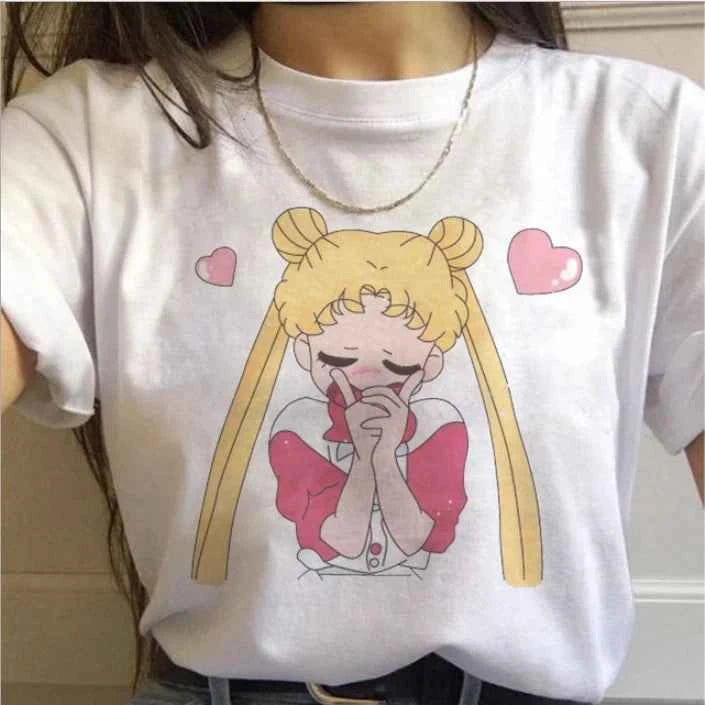 Sailor Moon Retro 90s Graphic Summer Tee