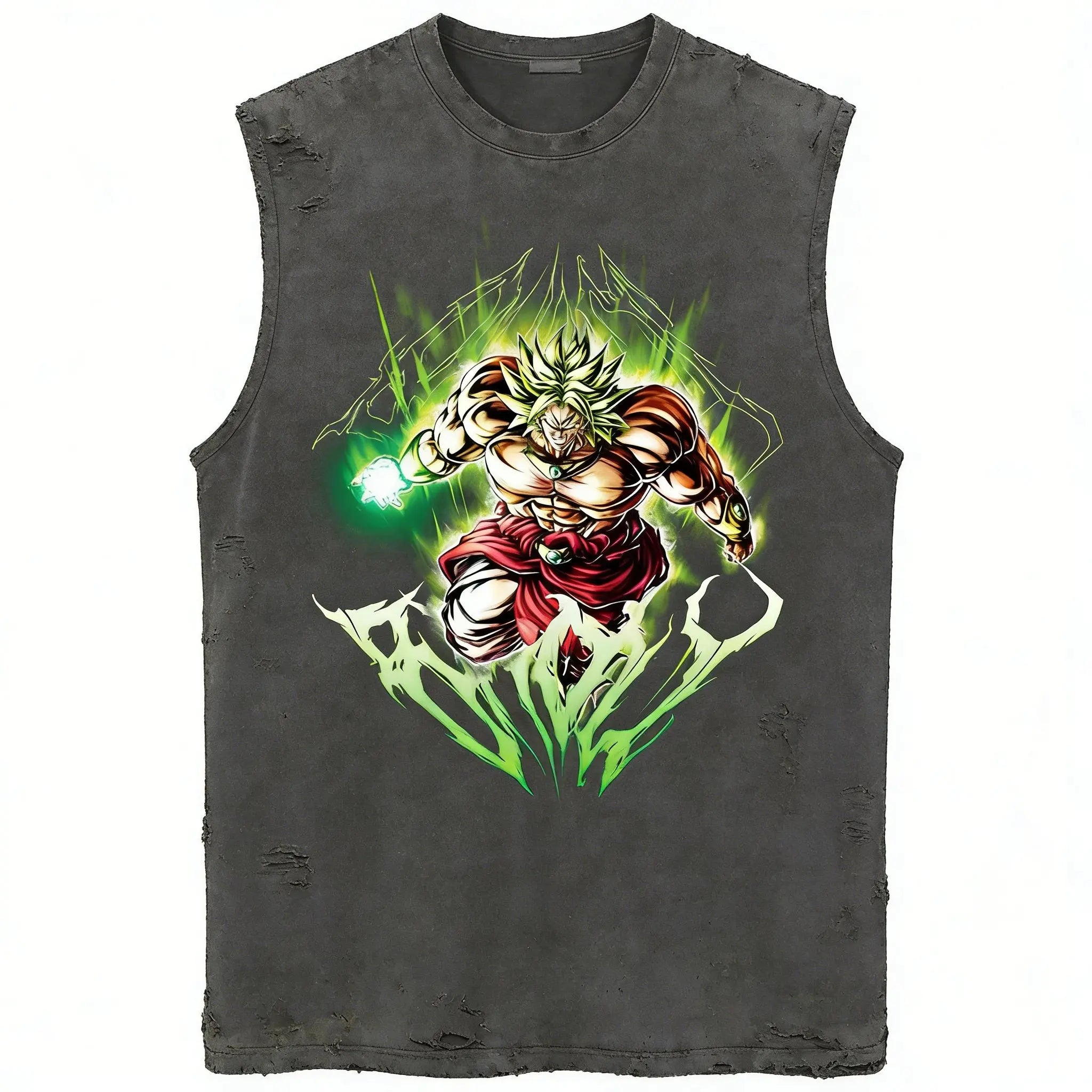 Dragon Ball — Y2K Harajuku Gym Tank Top - Neon Districts