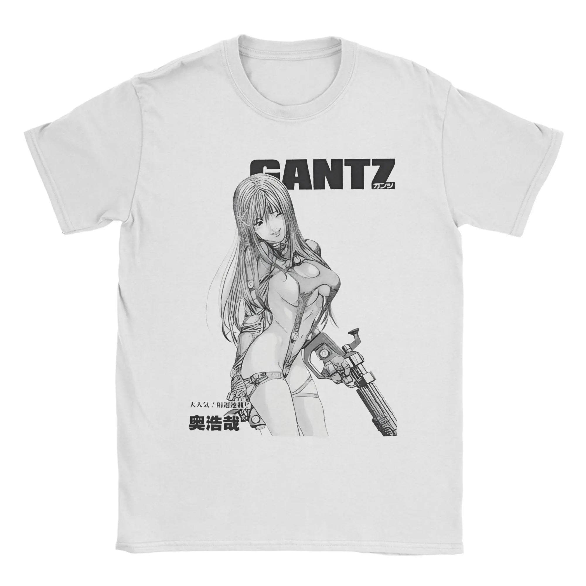 GANTZ Vintage Anime Tee - Classic Graphic T-Shirt for Fans - Neon Districts